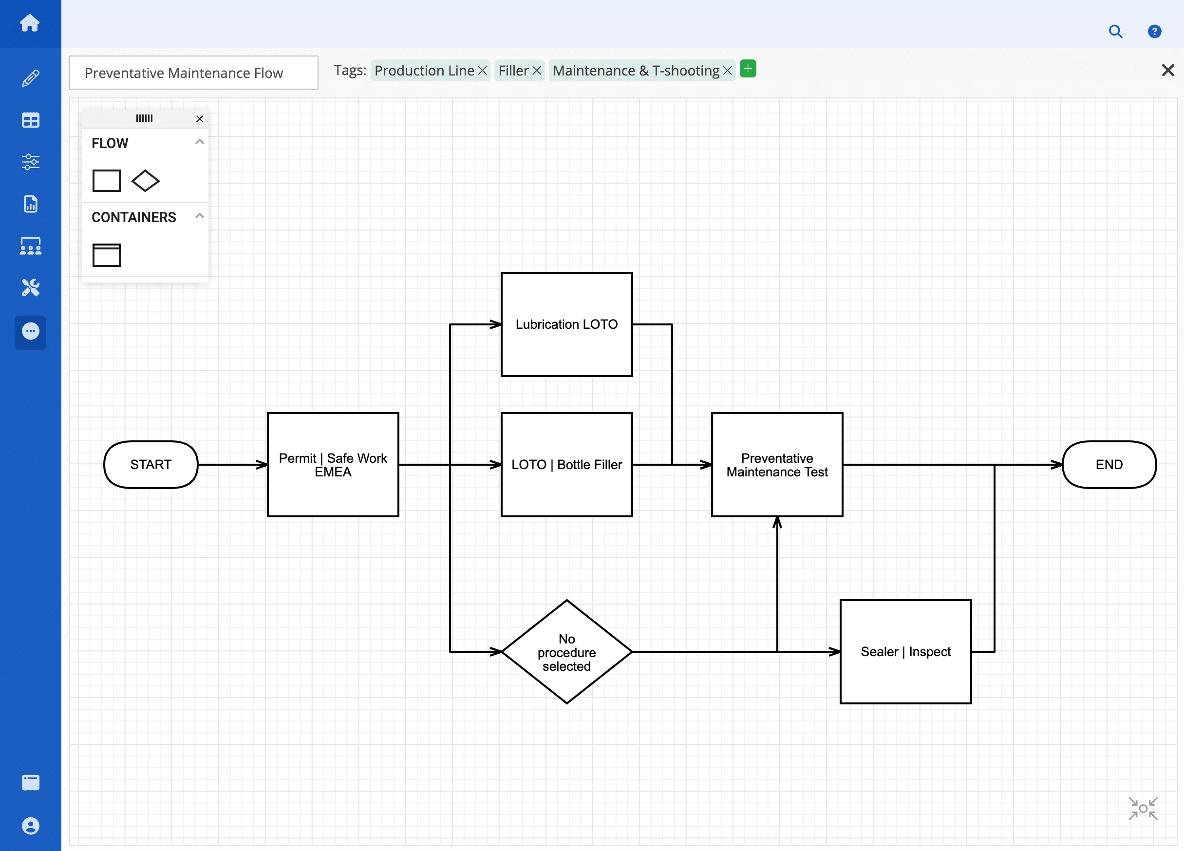 digital workflow builder from augmentir