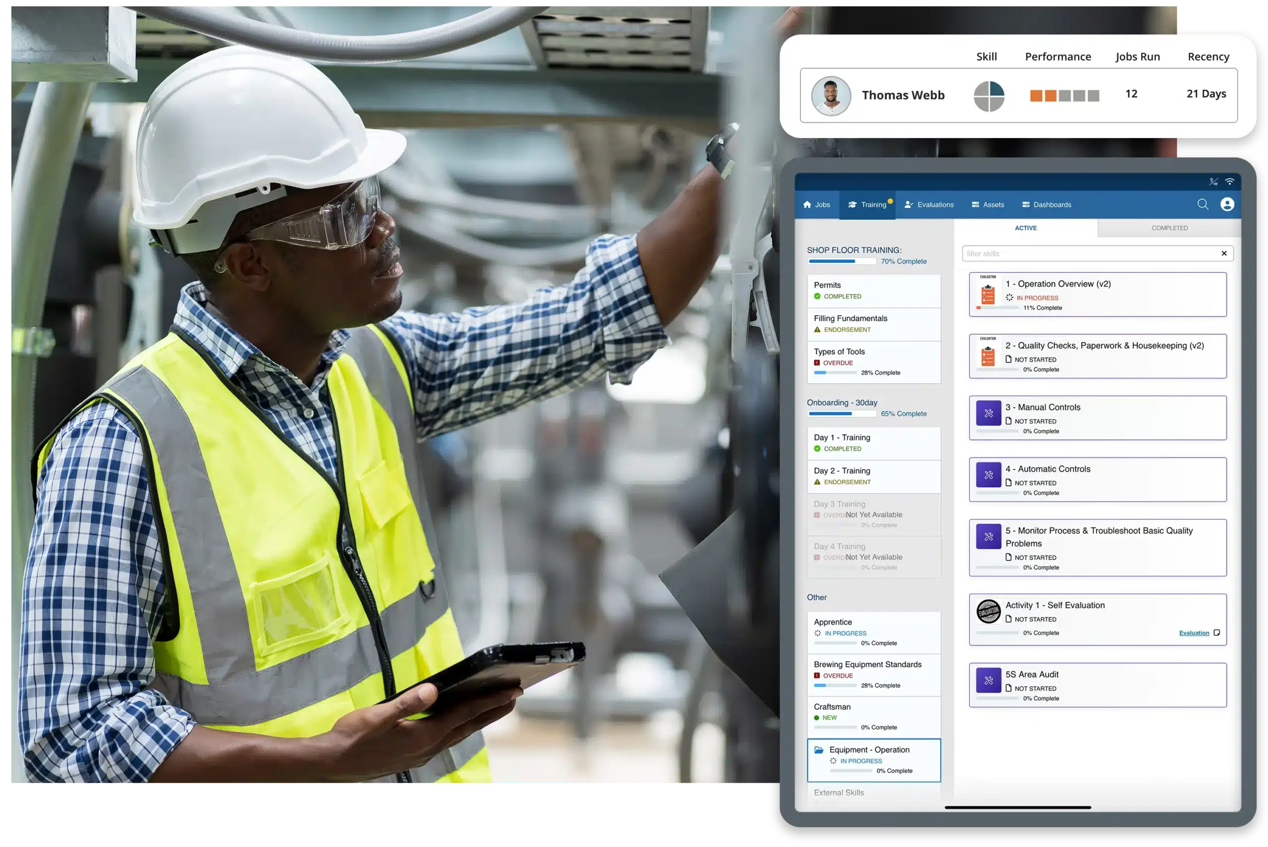 workflow learning technology frontline worker
