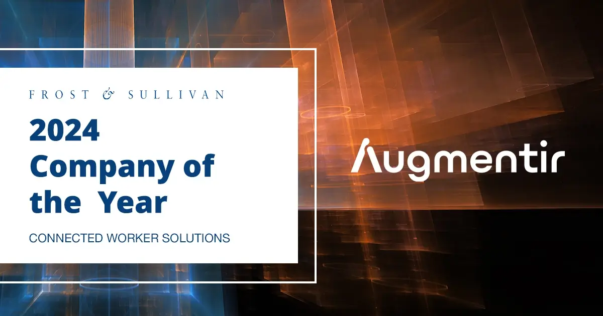 Frost Sullivan 2024 Connected Worker Company de l'année Augmenter