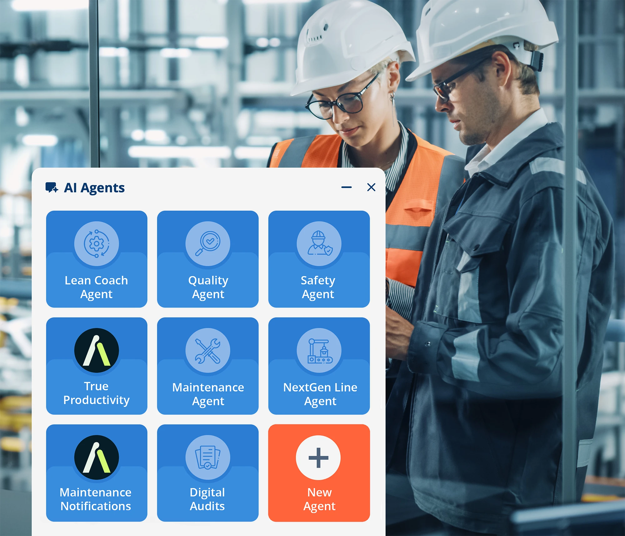 industrial ai agent studio - build custom ai agents for manufacturing