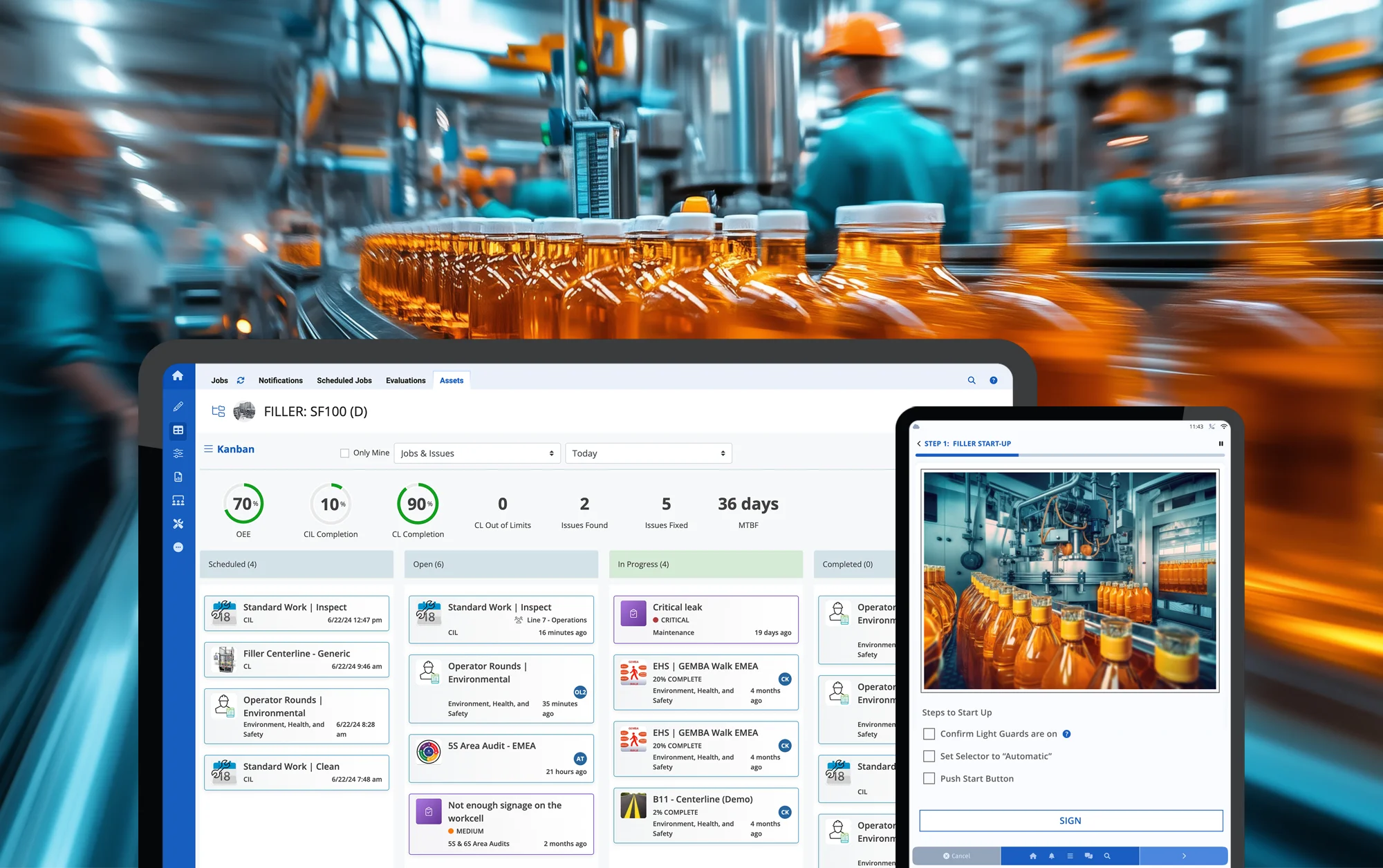 Augmentir’s Connected Worker Platform provides the digital foundation to implement and sustain IWS at scale