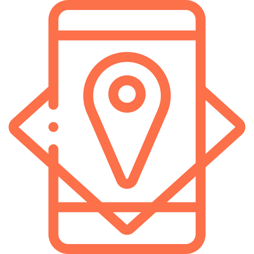 Icono de pin de paso espacial