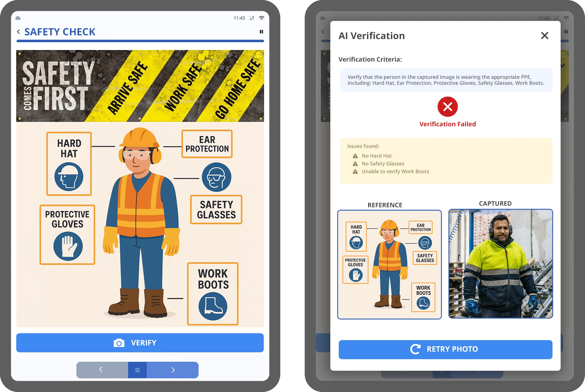 augmentir augie for image verification