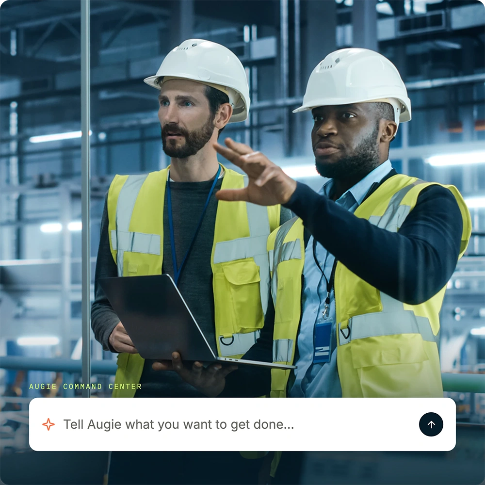 augie command center prompt-based ai for manufacturing operations