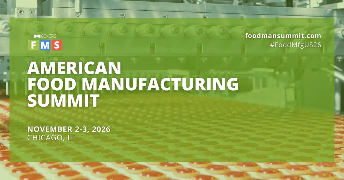 american food manufacturing summit 2026