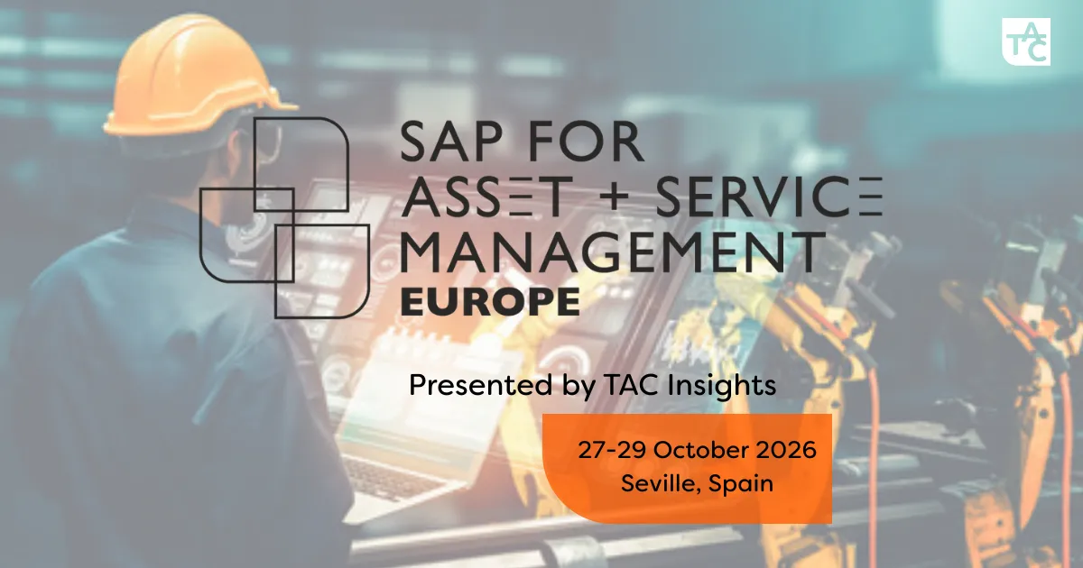 SAP for Asset and Service Management Europe 2026